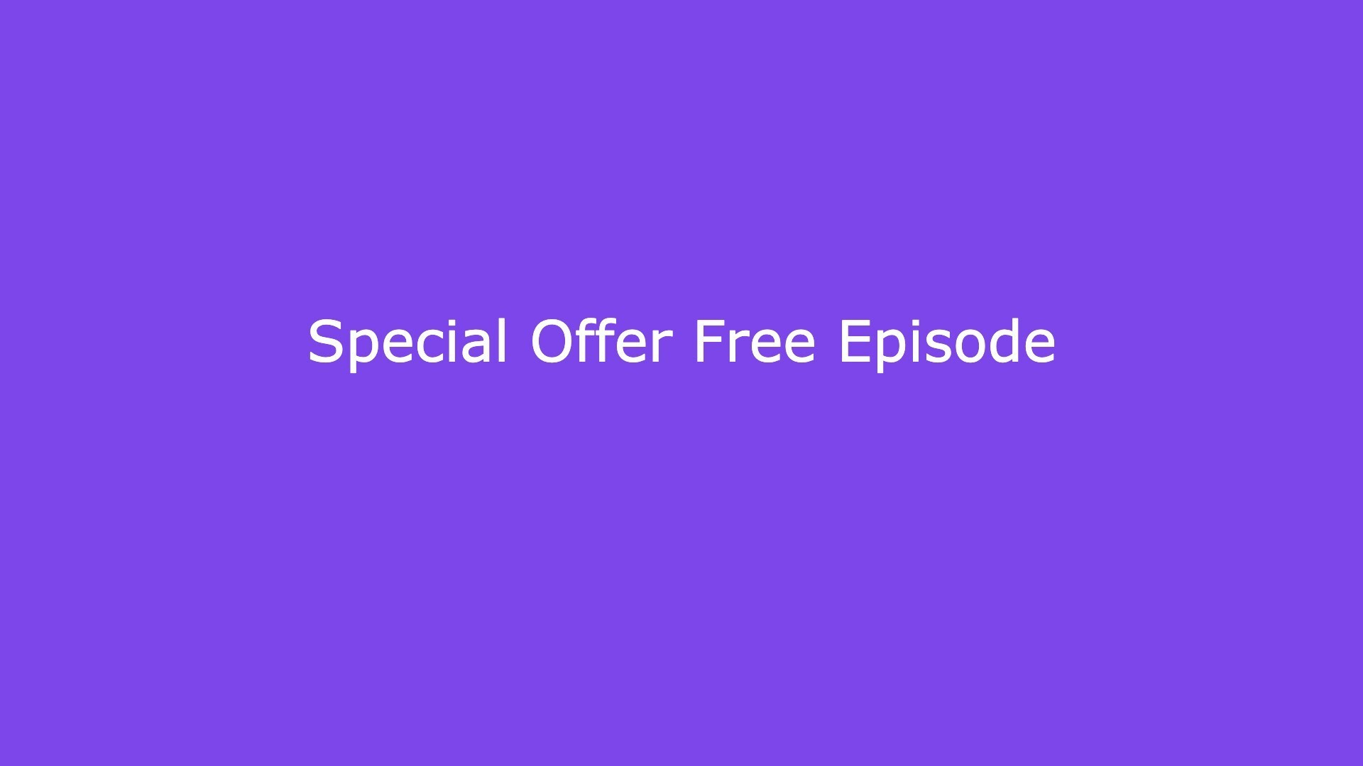 Happy Together : Special Offer Free Episode'
