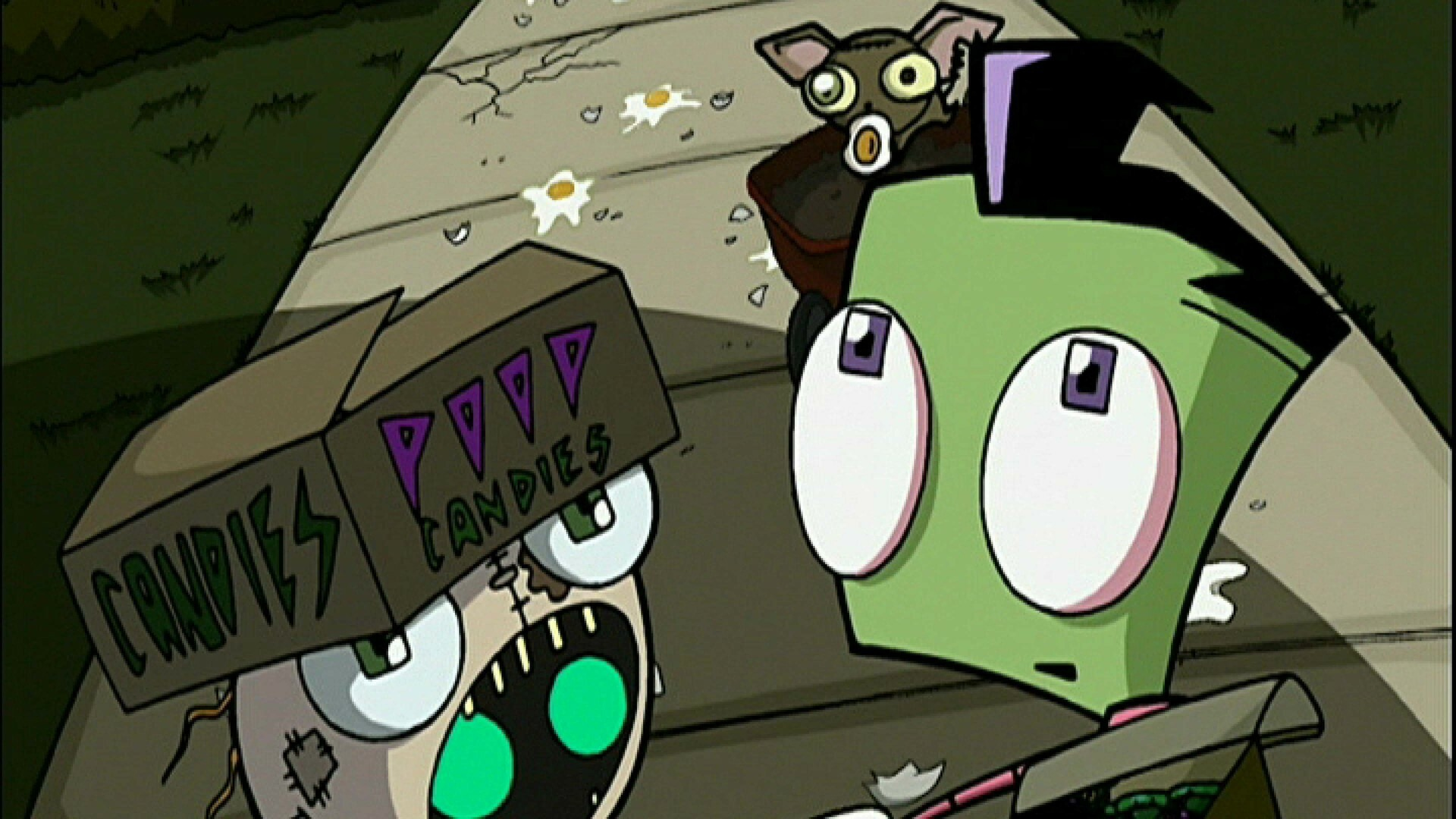 Invader Zim : Door to Door/FBI Warning'