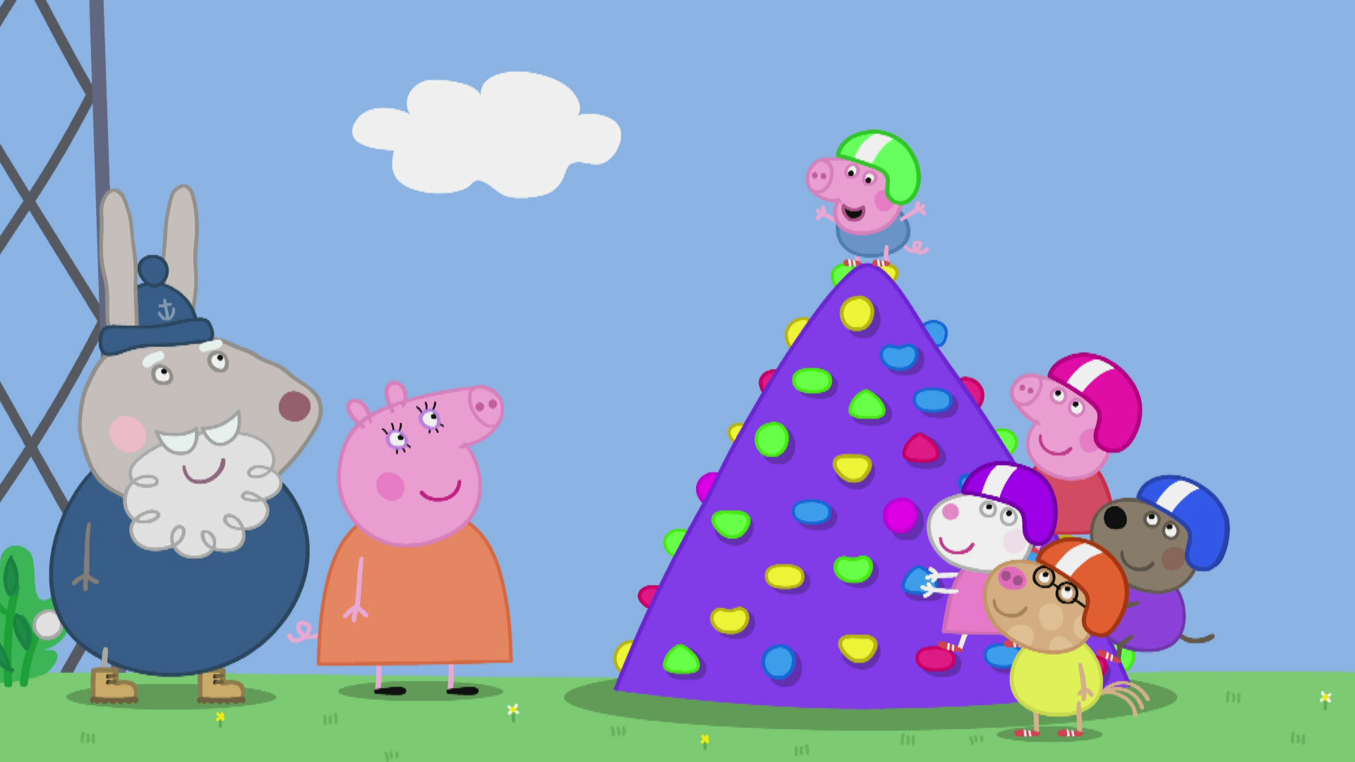 Peppa Pig : Mountain Climbing/Trampolines/Skateboarding/Hoops/Soft Play'