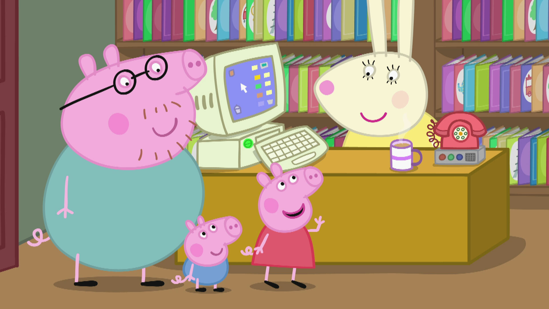 Peppa Pig : Rescuing Miss Rabbit!/Peppa's Diary/Playing Golf/Creepy Crawly Safari/Buried Treasure'