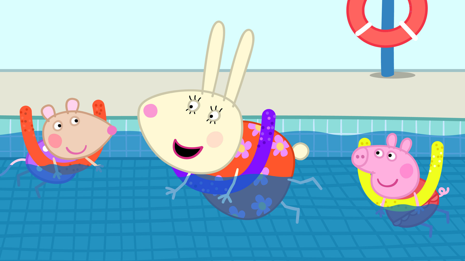 Peppa Pig : Swimming Lesson/Water Park/Canoe Trip/The Holiday/Sea Treasure'