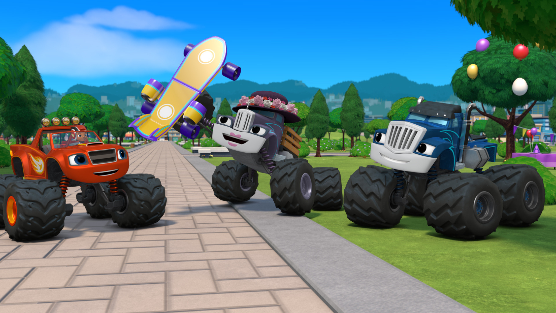 Blaze and the Monster Machines : The Super Skateboard'