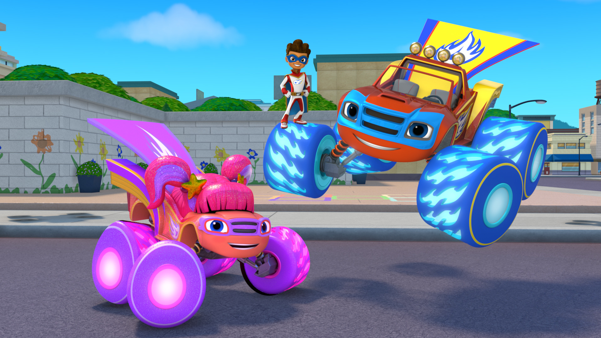 Blaze and the Monster Machines : Super Wheels vs. The Bubblemaker'