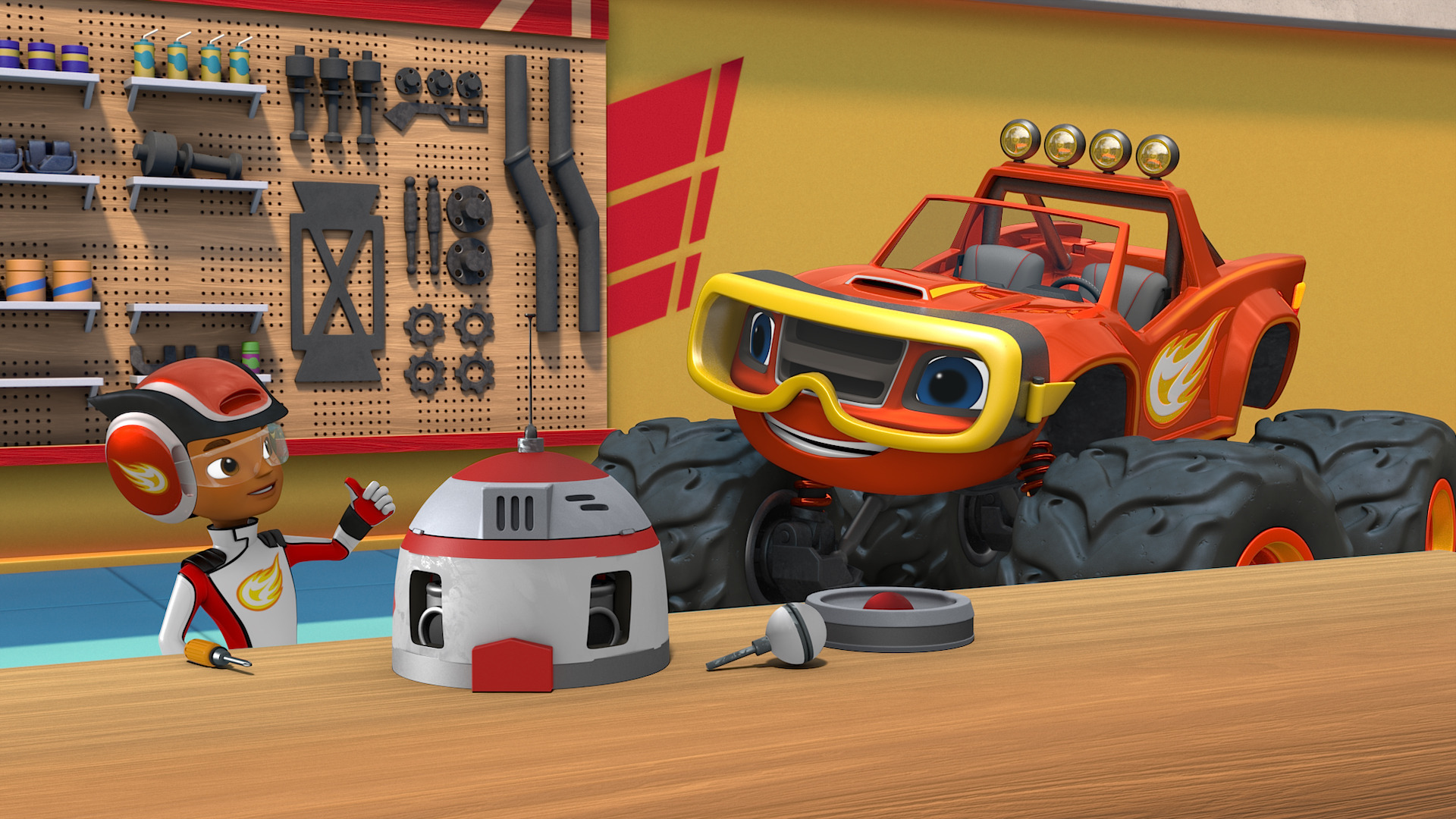 Blaze and the Monster Machines : The Flying Contest'