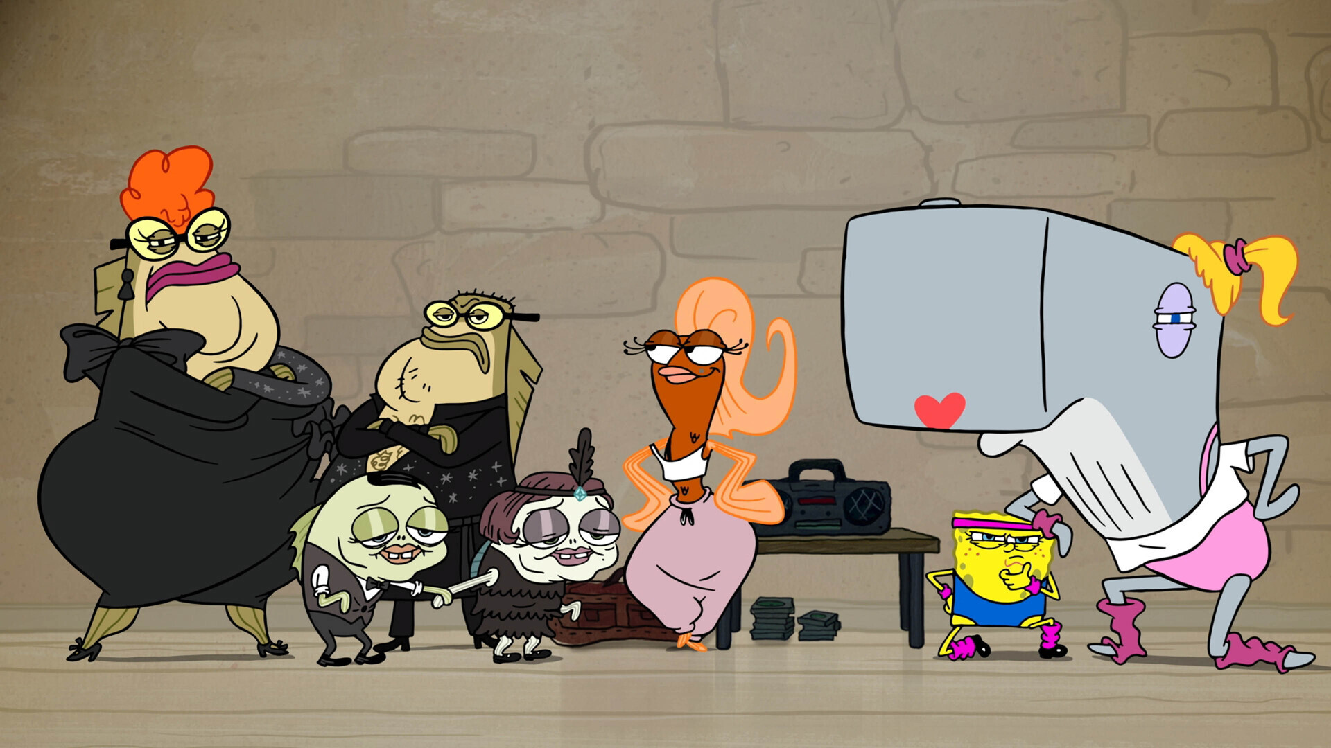 SpongeBob SquarePants : Tango Tangle / Necro-Nom-Nom-Nom-I-Con'